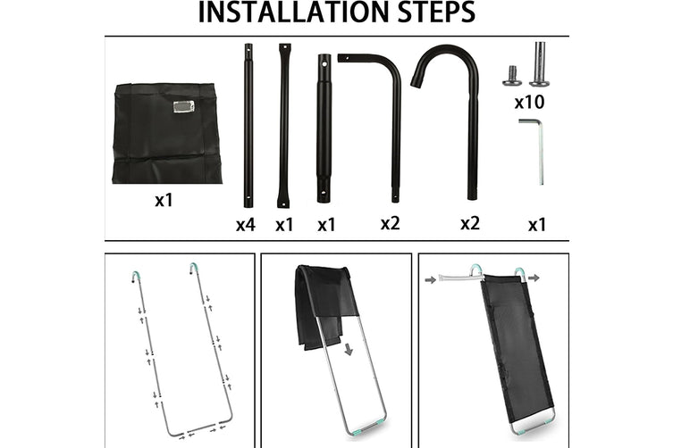 Trampoline Slide Ladder Ramp Kids Slide