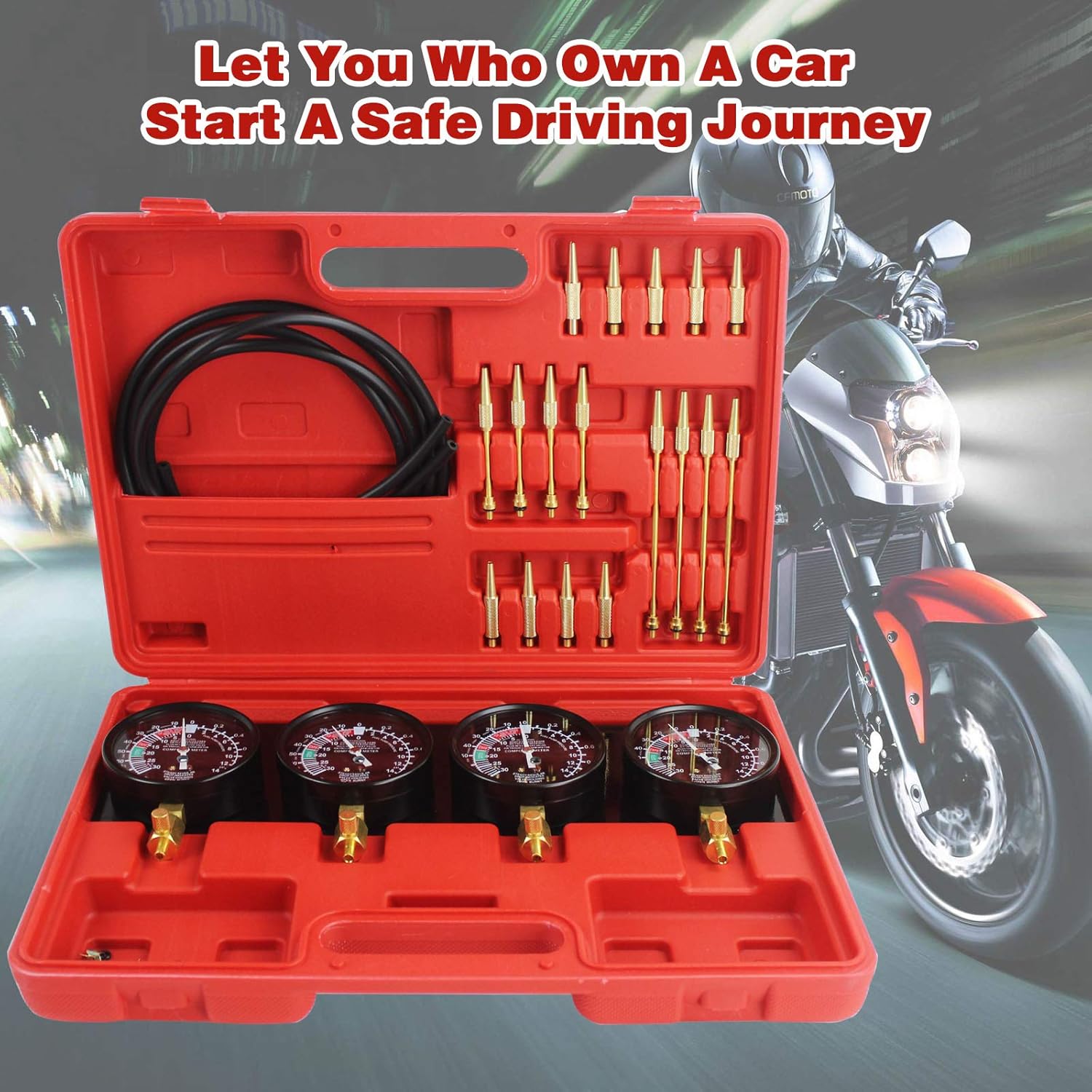 Carburetor Vacuum Synchronizer Gauges Tool Kit