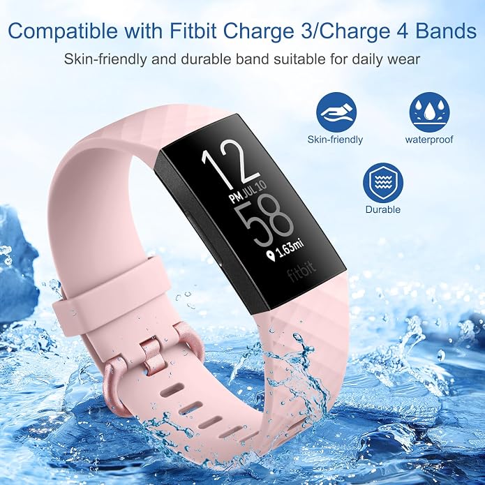 Fitbit Charge 3 / 4 Strap Fitbit Belt Small
