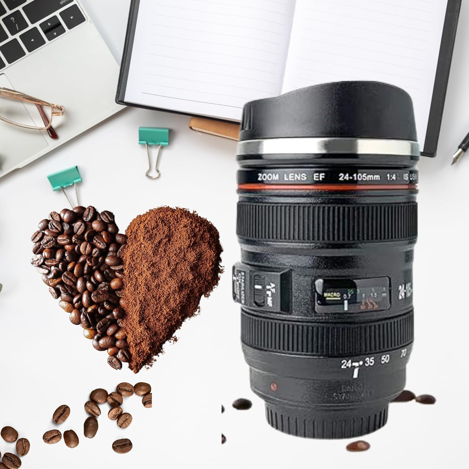 Brand NEW DSLR SLR Camera Lens Shape EF-S 28-135mm Cup Coffee Mug 400ml