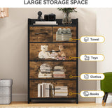 Tall Boy 5 Drawers Chest of Drawers