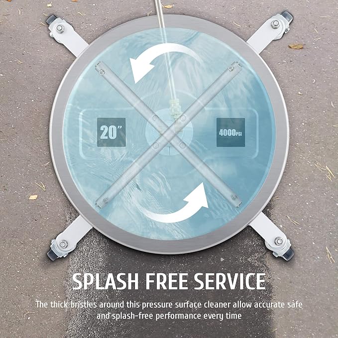 20" Pressure Washer Surface Cleaner