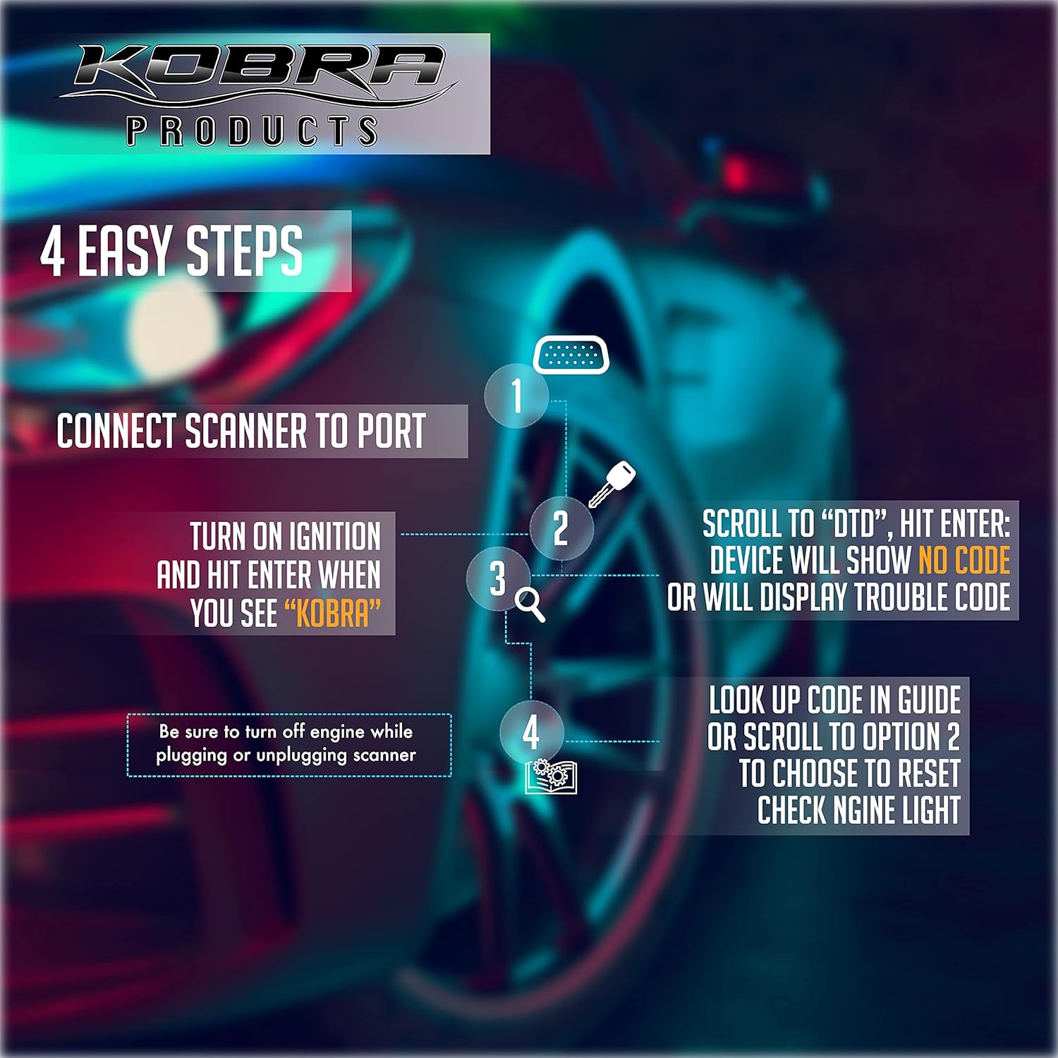 VC300 OBD2 Scanner Diagnostic Tool Code Reader