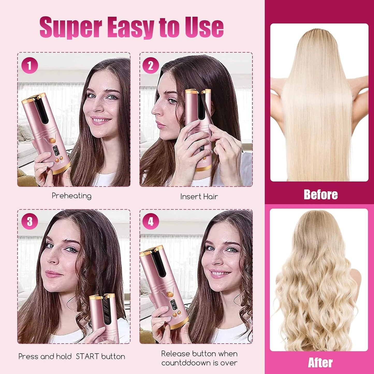 Hair Curler Cordless
