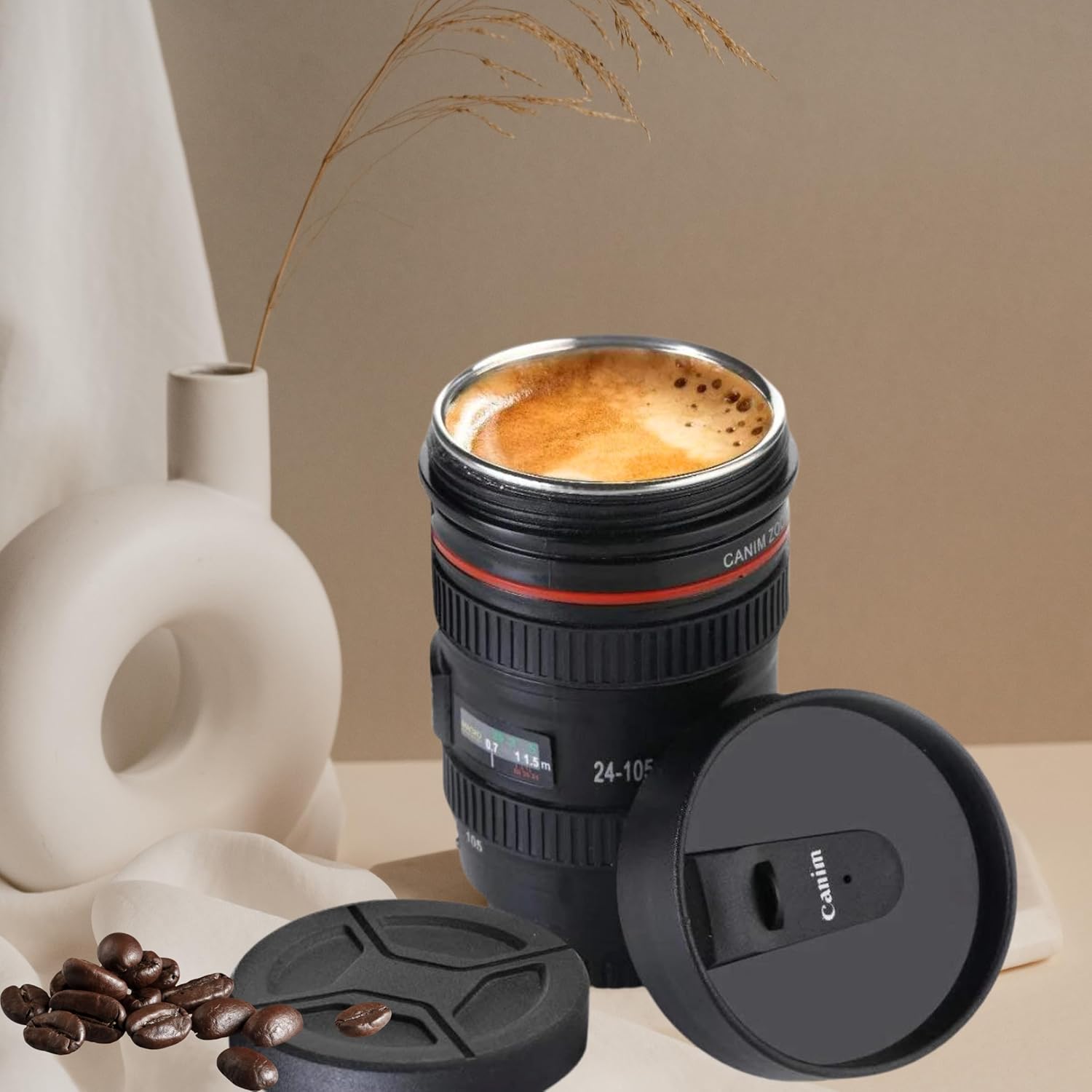 Brand NEW DSLR SLR Camera Lens Shape EF-S 28-135mm Cup Coffee Mug 400ml