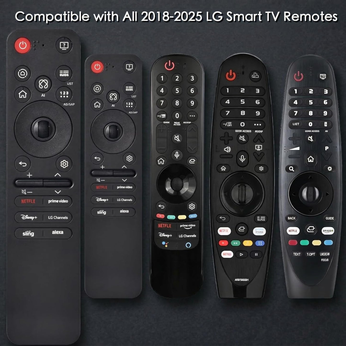 Replacement LG TV Remote Magic Remote MR25GA