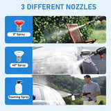 High Pressure Car Washer Foam Washer Rechargeable
