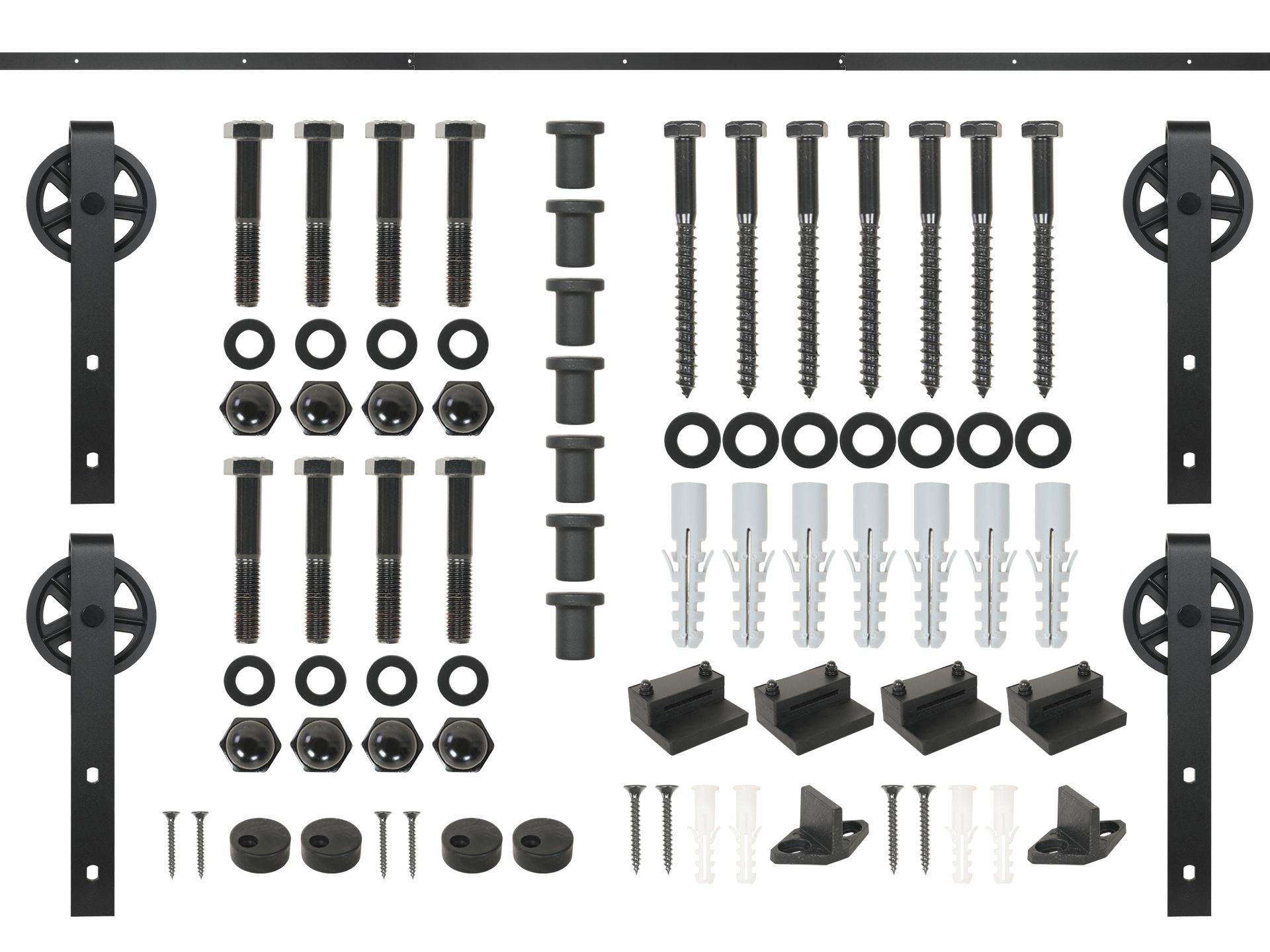 Barn Door Hardware 3.66m Double Door