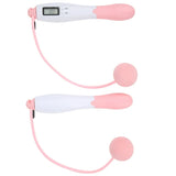 Cordless Skipping Digital Jump Rope (Pink/White)