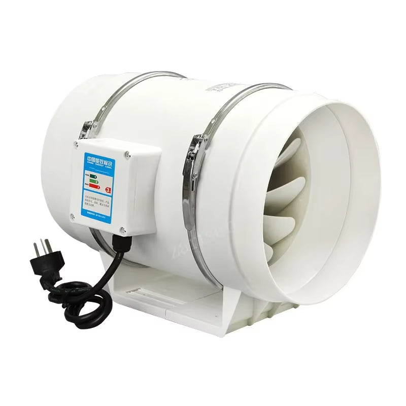 8'' Silent Inline Extractor Fan Exhaust Duct