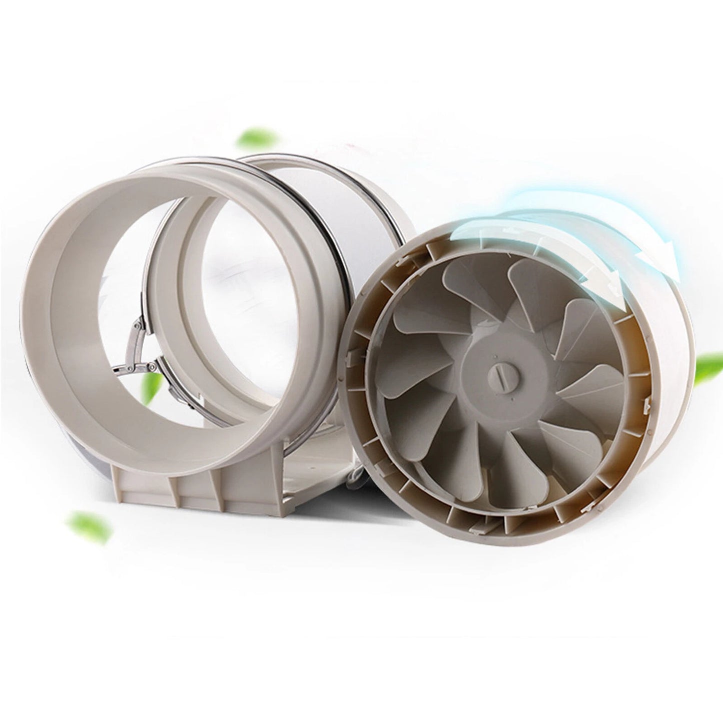 8'' Silent Inline Extractor Fan Exhaust Duct