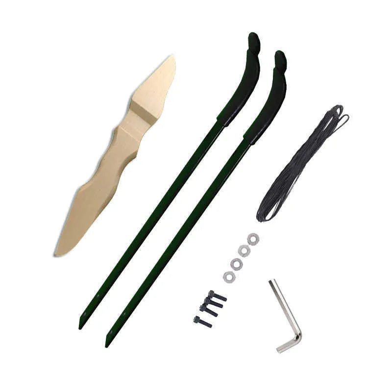 40lbs Archery High Strength Hunting Recurve Bow (Wood)