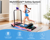 Foldable Walking Pad Treadmill Compact Flat