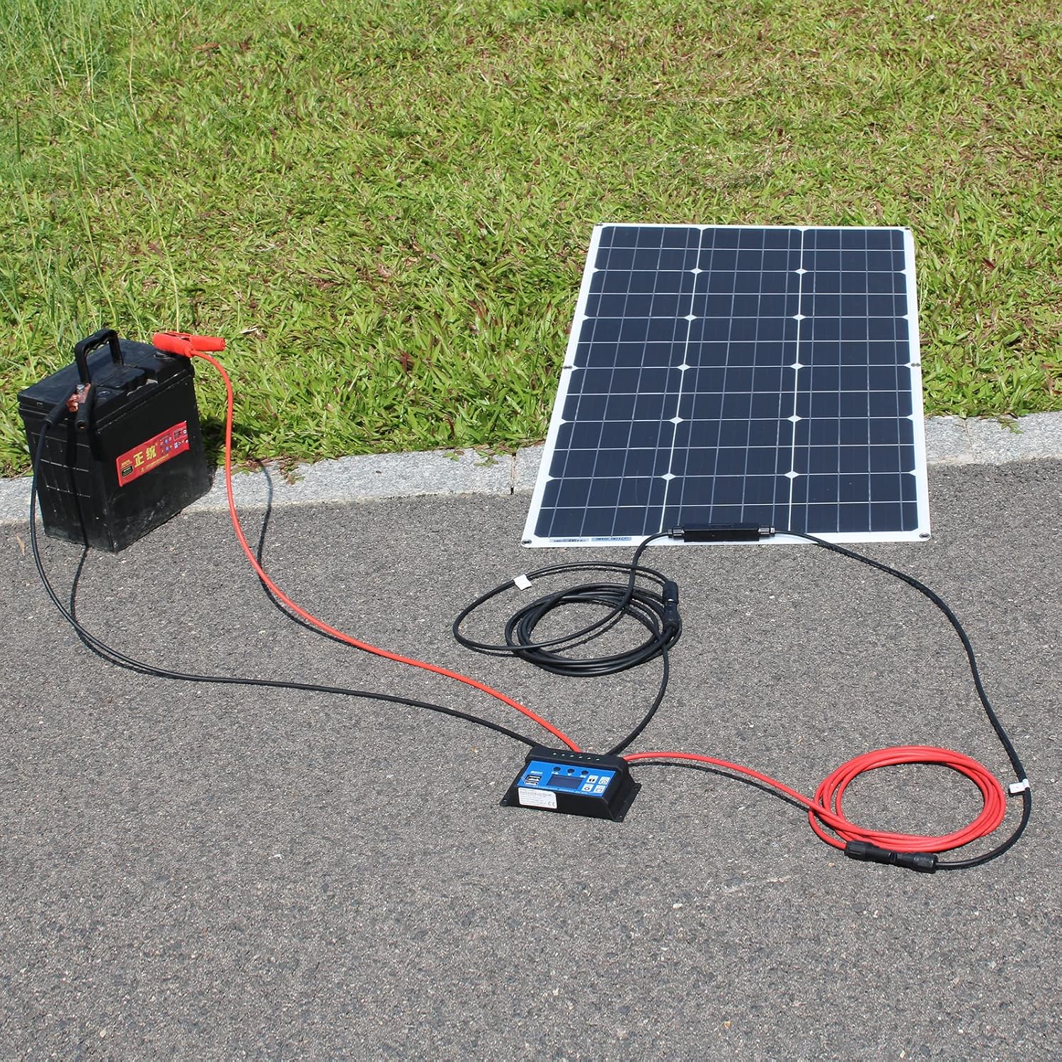 100W Solar Panel with Solar Controller