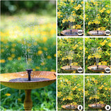 16cm Floating Solar Water Fountain Pump