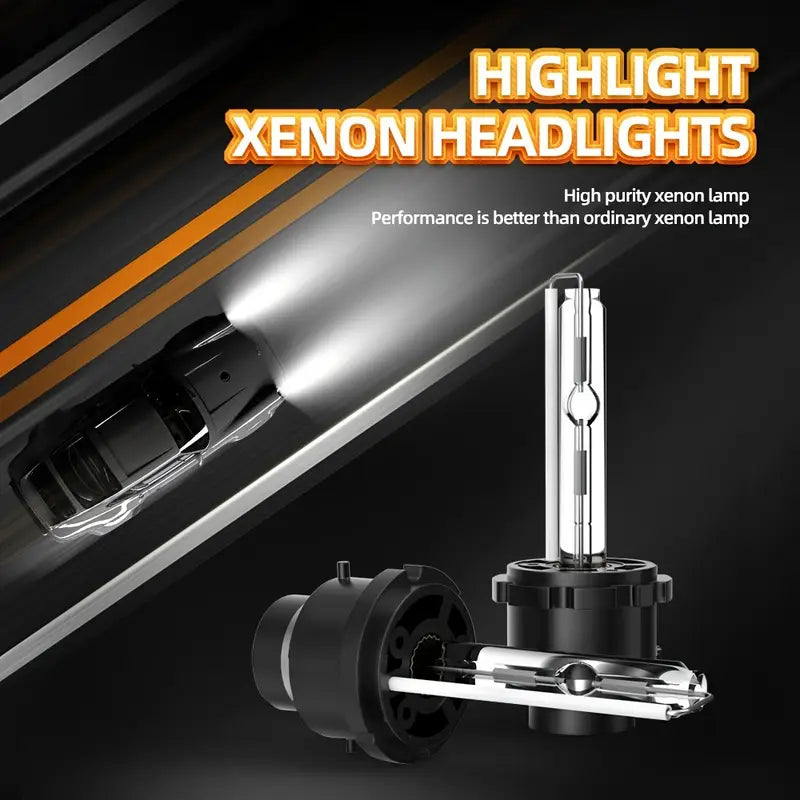 D2S Xenon HID Car Headlight Bulbs 6000k Pair D2R D2C