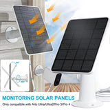 Solar Panel Charger for Arlo Pro 3 Pro 4 Pro 5S Ultra 1 Ultra 2 Go 2 Floodlight