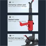 Adjustable Barbell Squat Rack Stand
