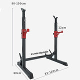 Adjustable Barbell Squat Rack Stand