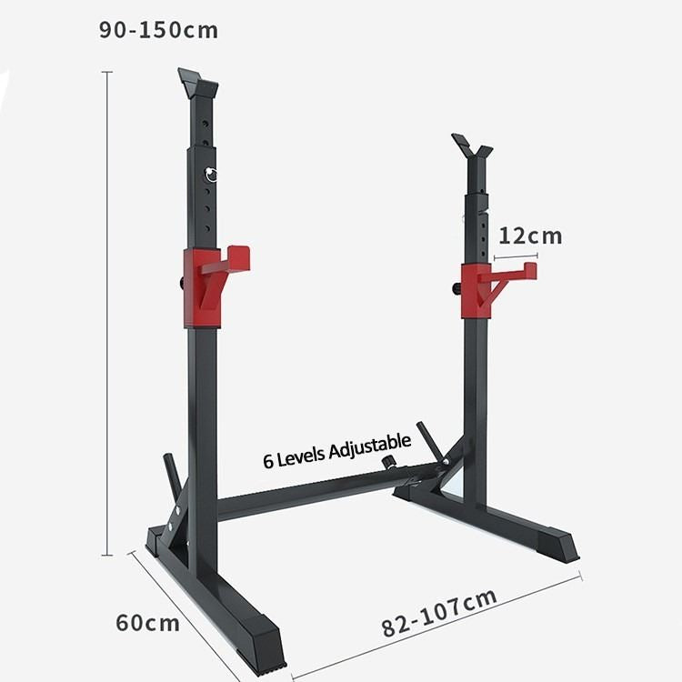 Adjustable Barbell Squat Rack Stand