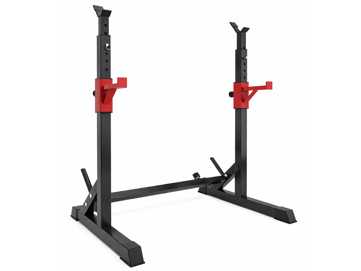 Adjustable Barbell Squat Rack Stand