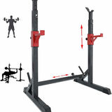 Adjustable Barbell Squat Rack Stand