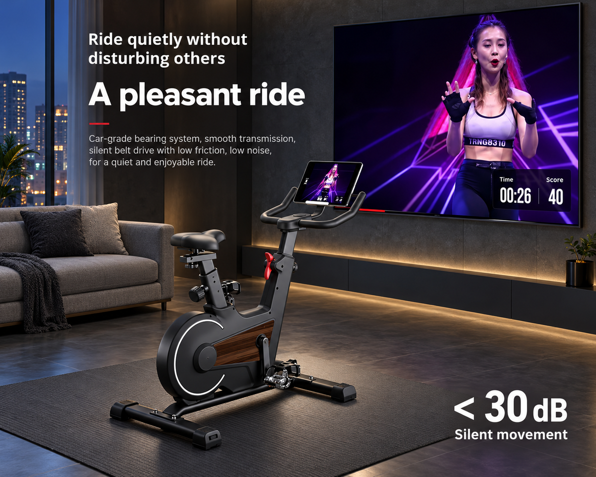 Adjustable Exercise Spin Bike Heavy Duty Spin Bike