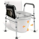 Adjustable Raised Toilet Seat