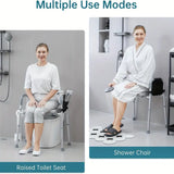 Adjustable Raised Toilet Seat