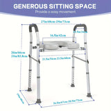 Adjustable Raised Toilet Seat