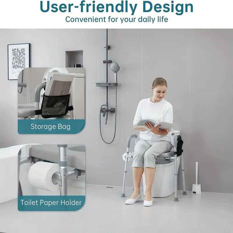 Adjustable Raised Toilet Seat