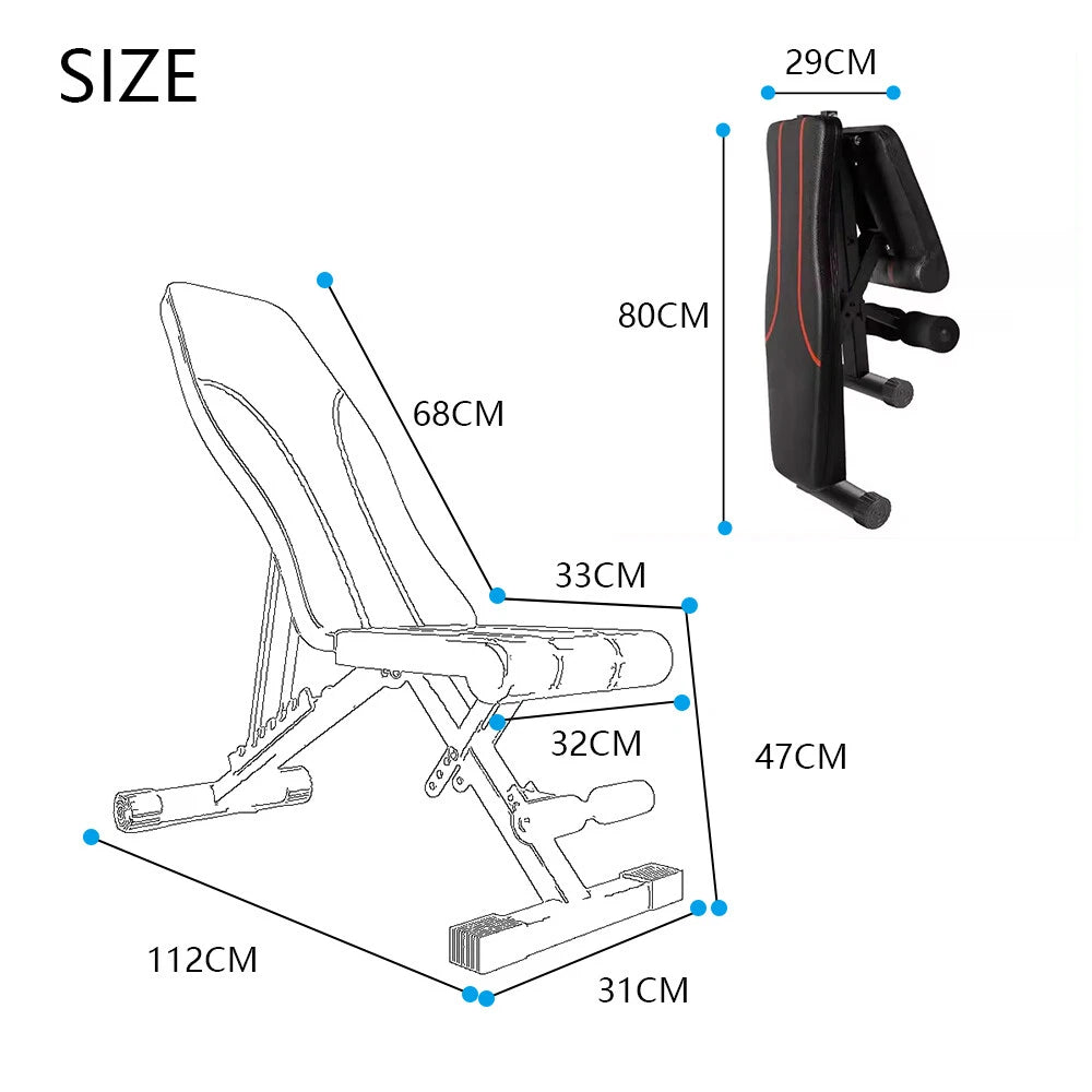Multi-Functional Adjustable Weight Bench