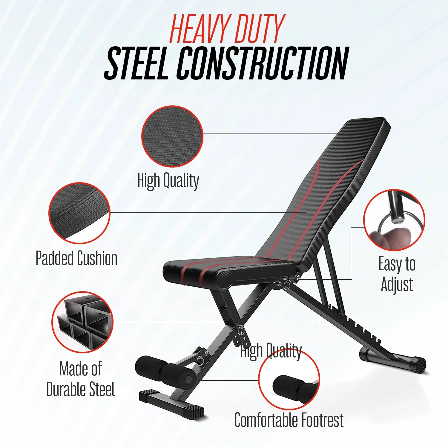 Multi-Functional Adjustable Weight Bench