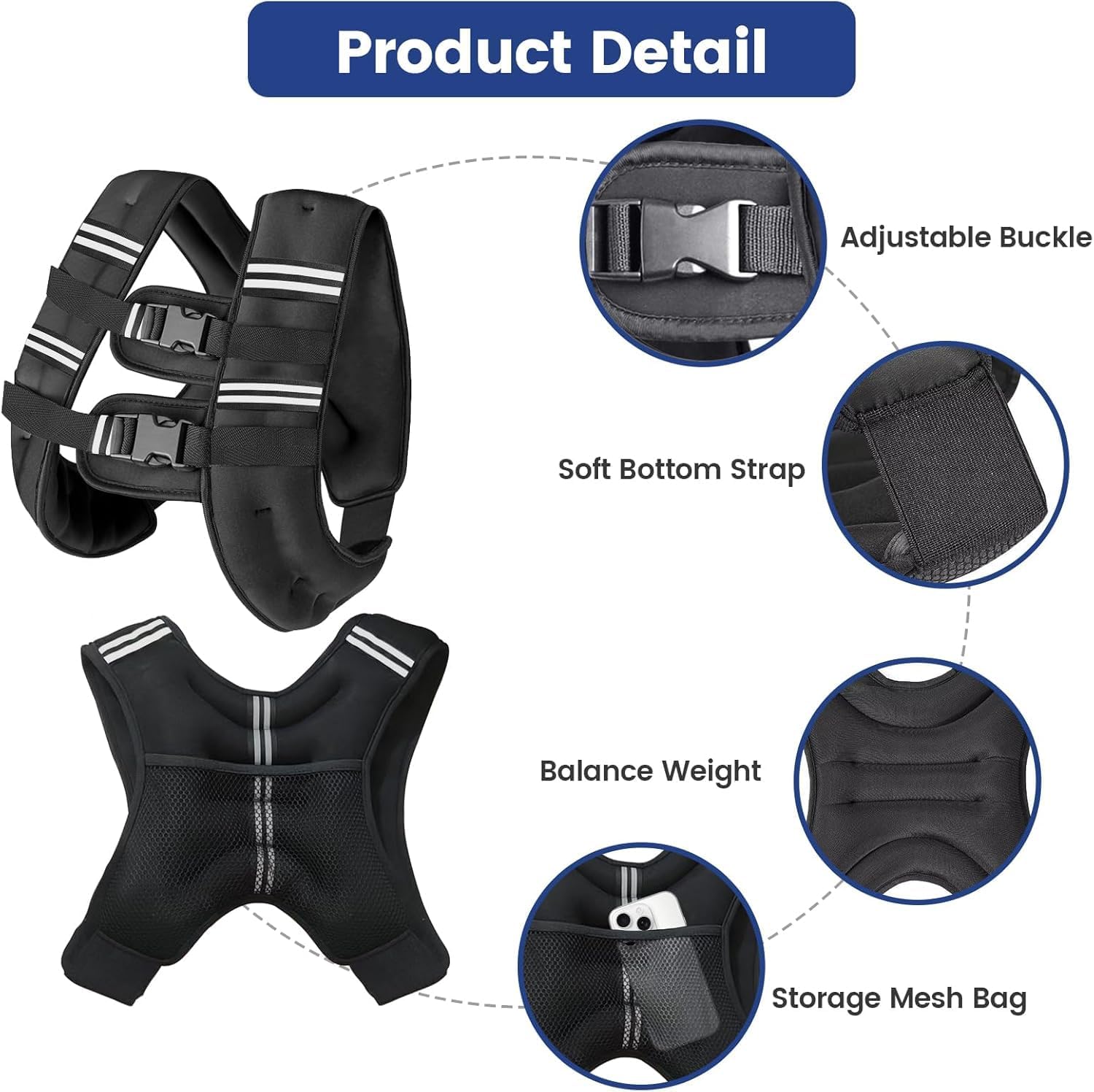 Adjustable Weighted Vest 5KG
