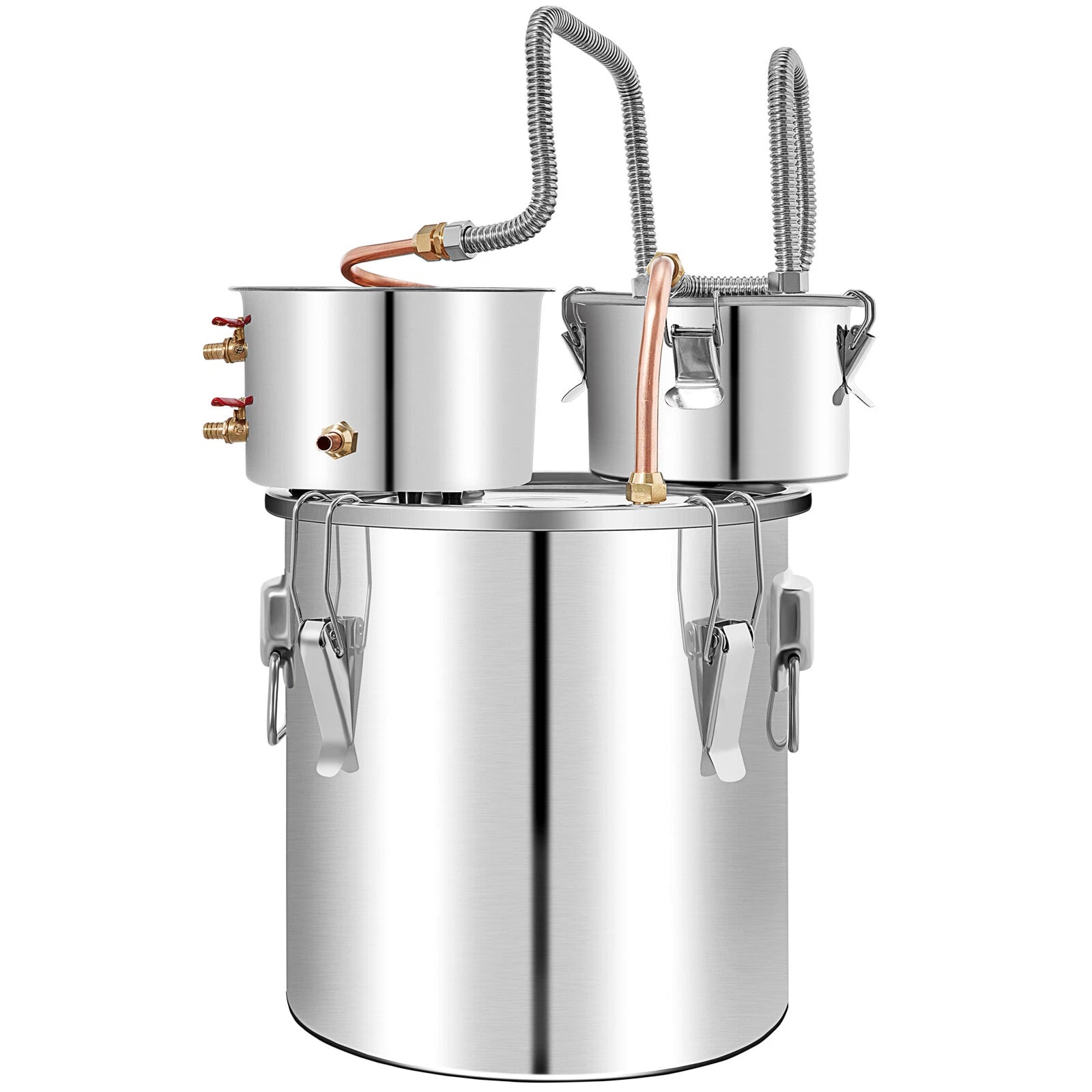 Alcohol Distiller 50L - Dual Condenser Alcohol & Water Distiller Kit