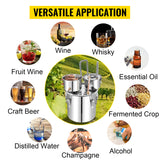 Alcohol Distiller 50L - Dual Condenser Alcohol & Water Distiller Kit