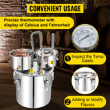 Alcohol Distiller 50L - Dual Condenser Alcohol & Water Distiller Kit