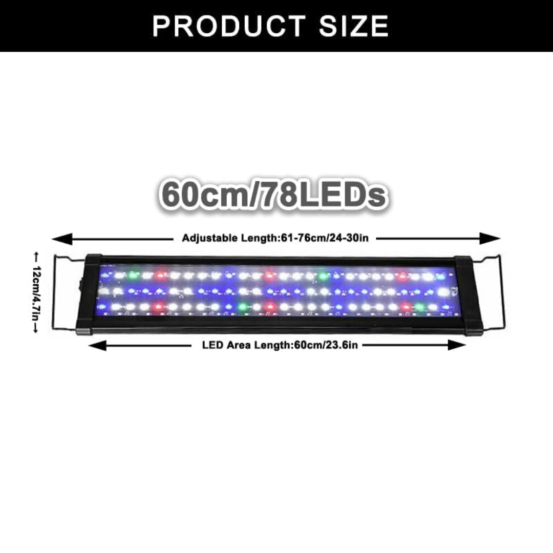 60cm LED Aquarium Light – Brighten Your Fish Tank
