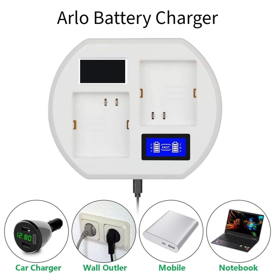 Arlo Battery Charger Replacement for Arlo Pro / Pro 2 / Arlo Go / Arlo Light