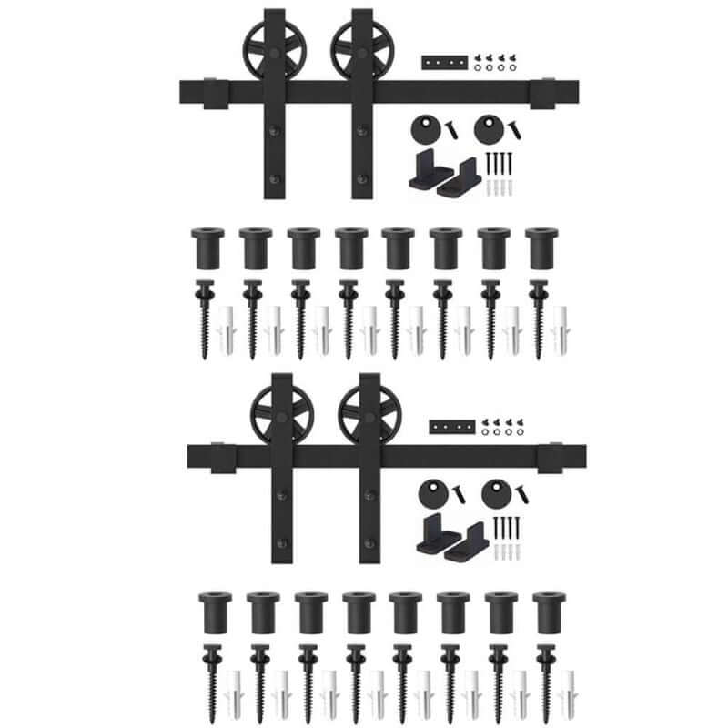 Barn Door Hardware 3.66m Double Door