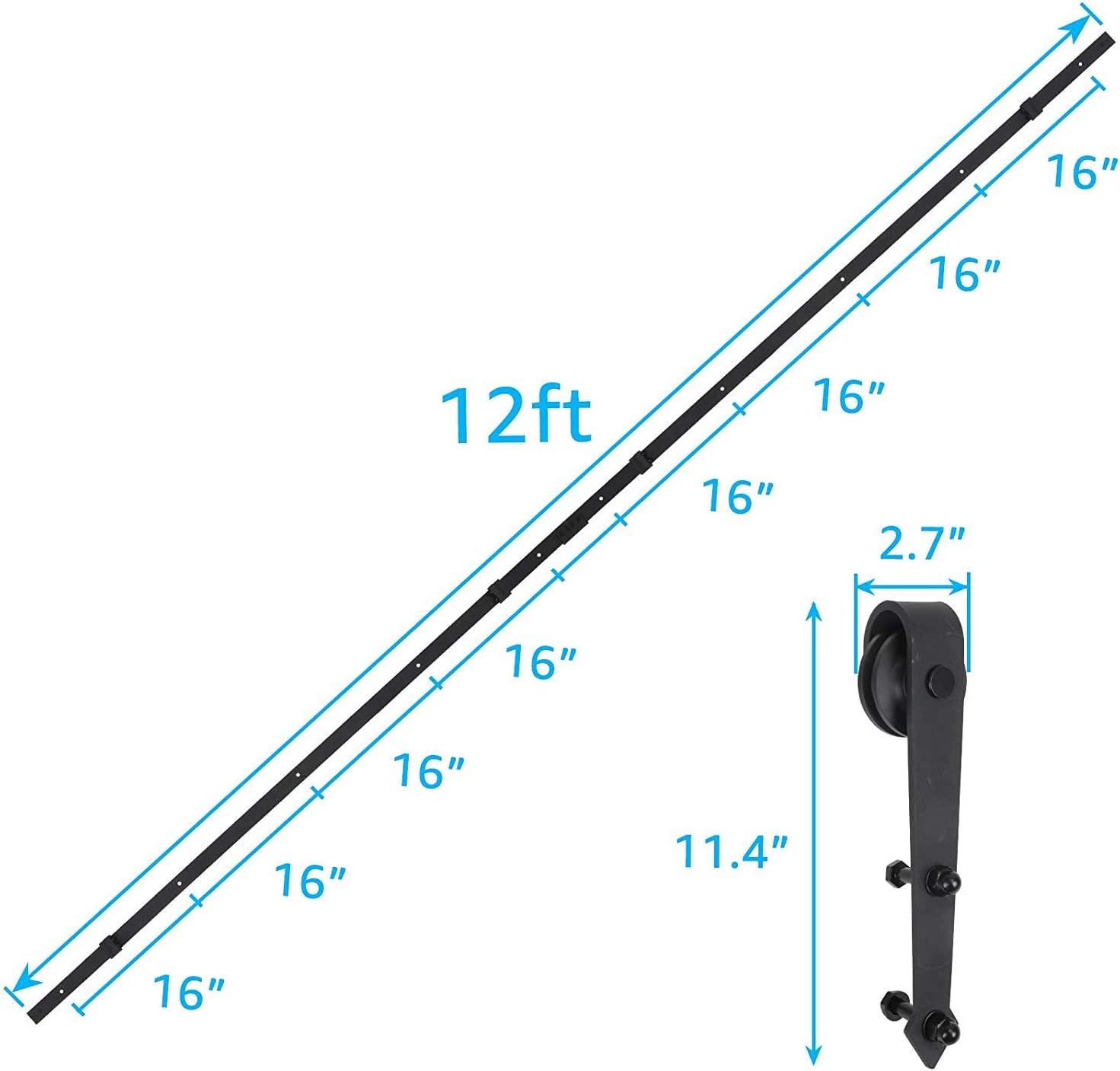 Barn Door Hardware 4m