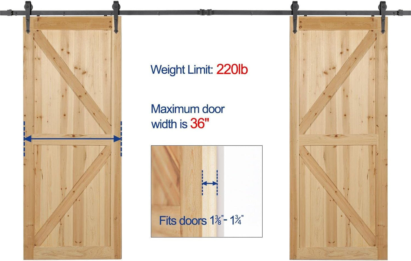 Barn Door Hardware 3m