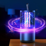 Portable Electric Mosquito Lamp USB Mosquito Zapper Killer (Blue)