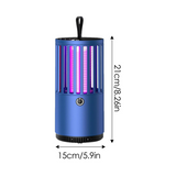 Portable Electric Mosquito Lamp USB Mosquito Zapper Killer (Blue)