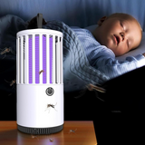 Portable Electric Mosquito Lamp USB Mosquito Zapper Killer (White)