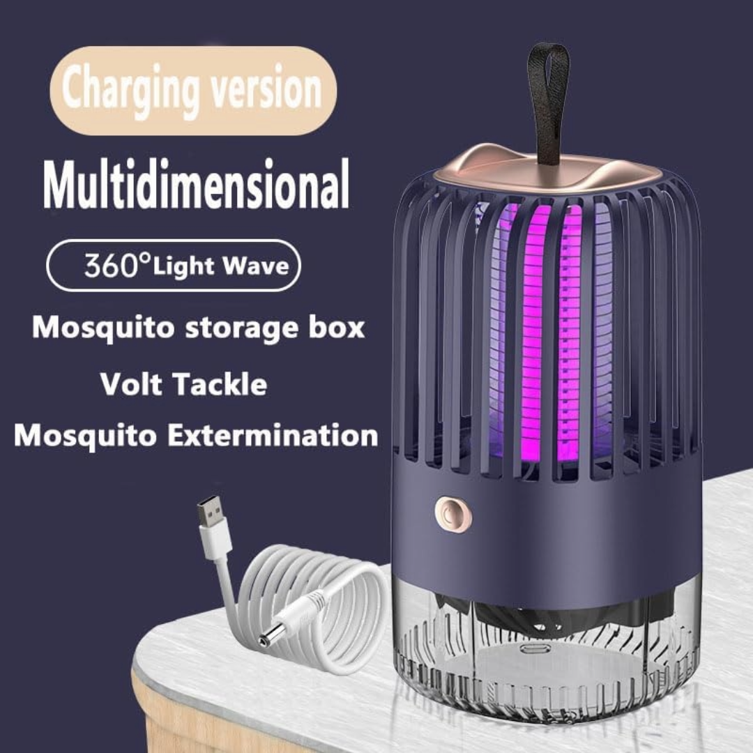 Electric Mosquito Killer Lamp Mosquito Zapper (Blue)
