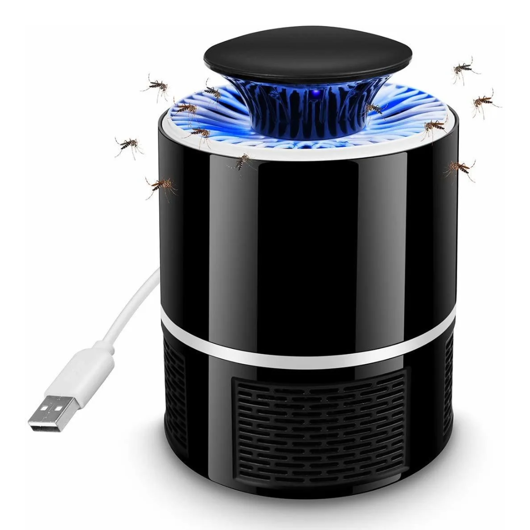 Electric Mosquito Killer Lamp Led Bug Zapper (Black)