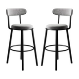 Bar Stools Velvet Chair Bar Stool Grey