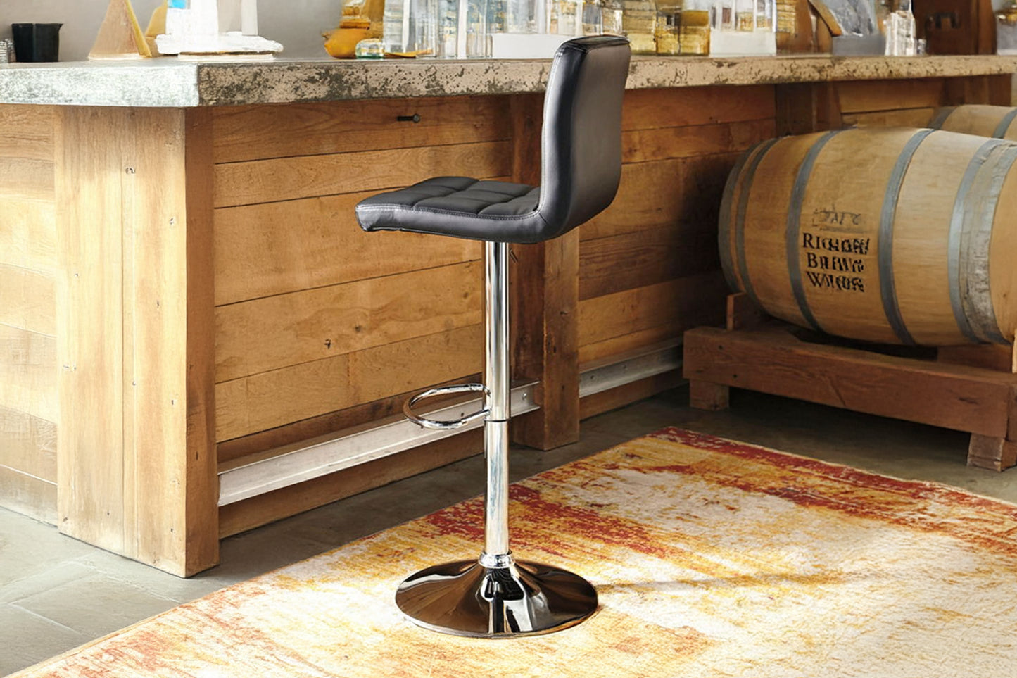 Bar Stool Height Adjustable Bar Stool Set of 2pcs