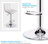 Bar Stools With Pu Leather Height Adjustable Bar Stools